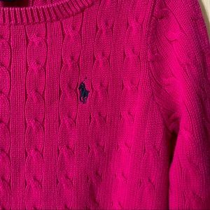 Ralph Lauren Sport Sweater, Pink, Sz. L